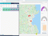 MIMIC simulated sensors on an Ubidots dashboard